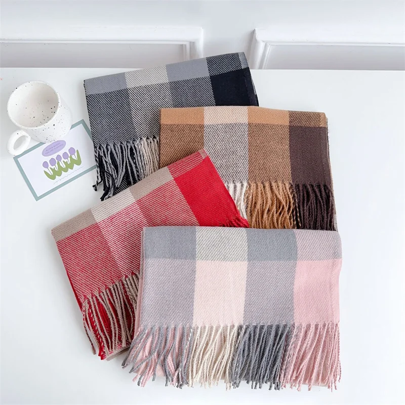 180*70cm Thick Warm Winter Scarf Design Print Women Black Pashmina Shawl Lady Wrap Tassel Scarves Knitted Men Foulard Blanket
180*70cm Thick Warm Winter Scarf Design Print Women Black Pashmina Shawl Lady Wrap Tassel Scarves Knitted Men Foulard Blanket
