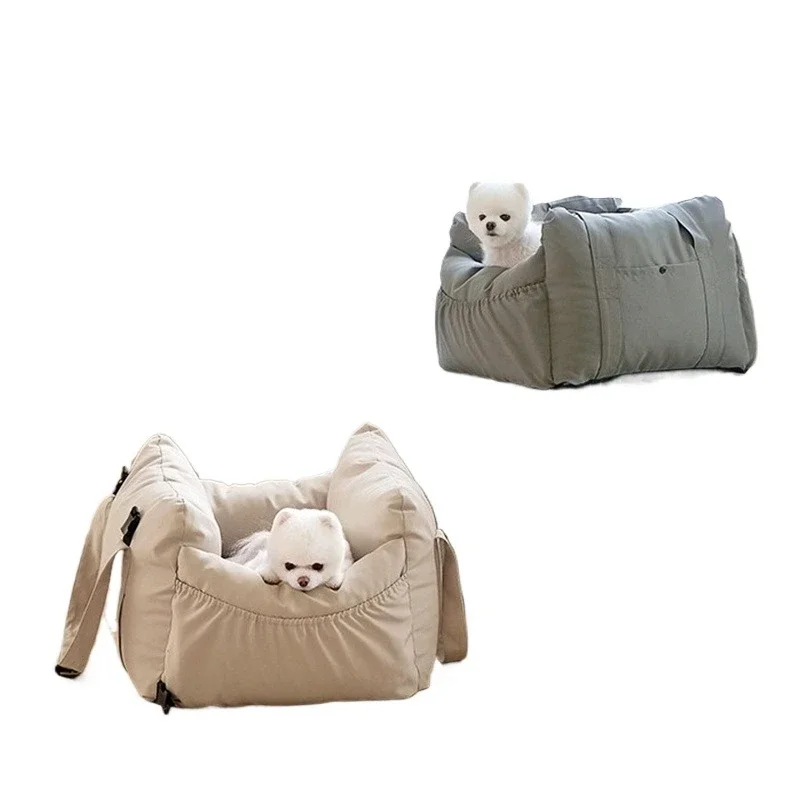 Fully washable dog and cat car seat with convenient storage bag and car travel basket
Fully washable dog and cat car seat with convenient storage bag and car travel basket