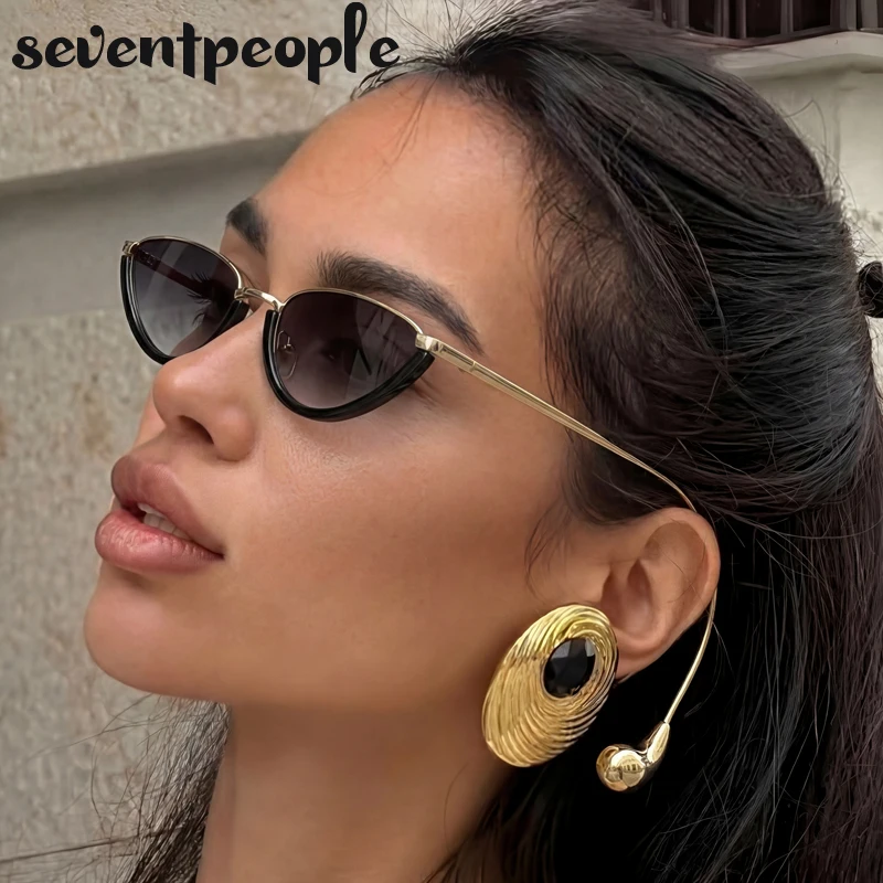 Trendy Sexy Small Cat Eye Sunglasses Women 2026 Luxury Design Steampunk Metal Drop Pendant Sun Glasses Ladies Travelling Shades
Trendy Sexy Small Cat Eye Sunglasses Women 2026 Luxury Design Steampunk Metal Drop Pendant Sun Glasses Ladies Travelling Shades