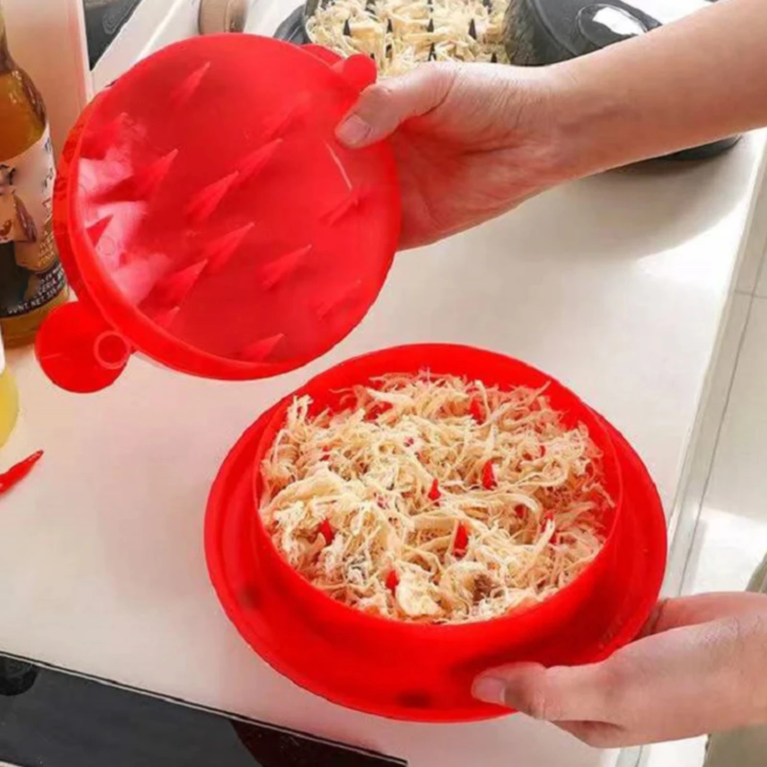 Shred Machine Better Than Claws Meat Shredder Pulled Pork Beef and Chicken Kitchen Accessories
Shred Machine Better Than Claws Meat Shredder Pulled Pork Beef and Chicken Kitchen Accessories
