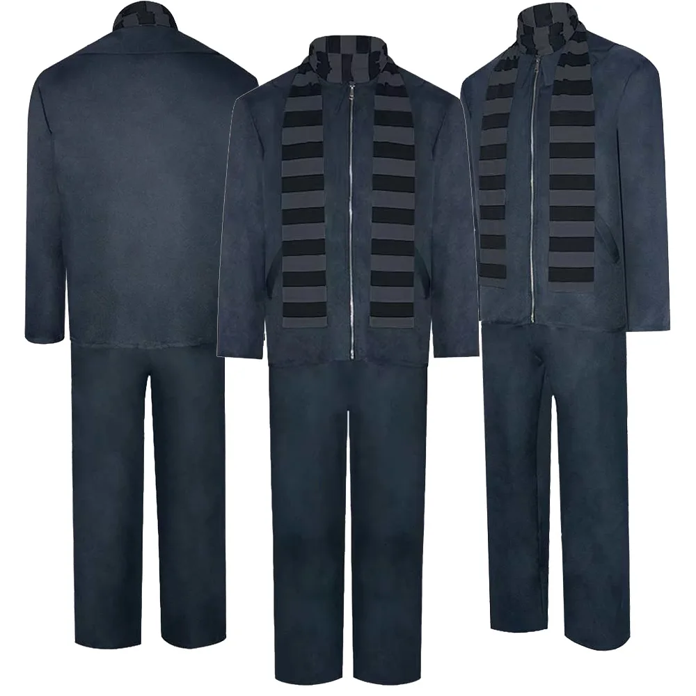 Gru Cosplay Costume Coat Pants Scarf Men Adult Fantasia The Backrooms Fantasy Wanderer Outfits Halloween Carnival Party Suit
Gru Cosplay Costume Coat Pants Scarf Men Adult Fantasia The Backrooms Fantasy Wanderer Outfits Halloween Carnival Party Suit