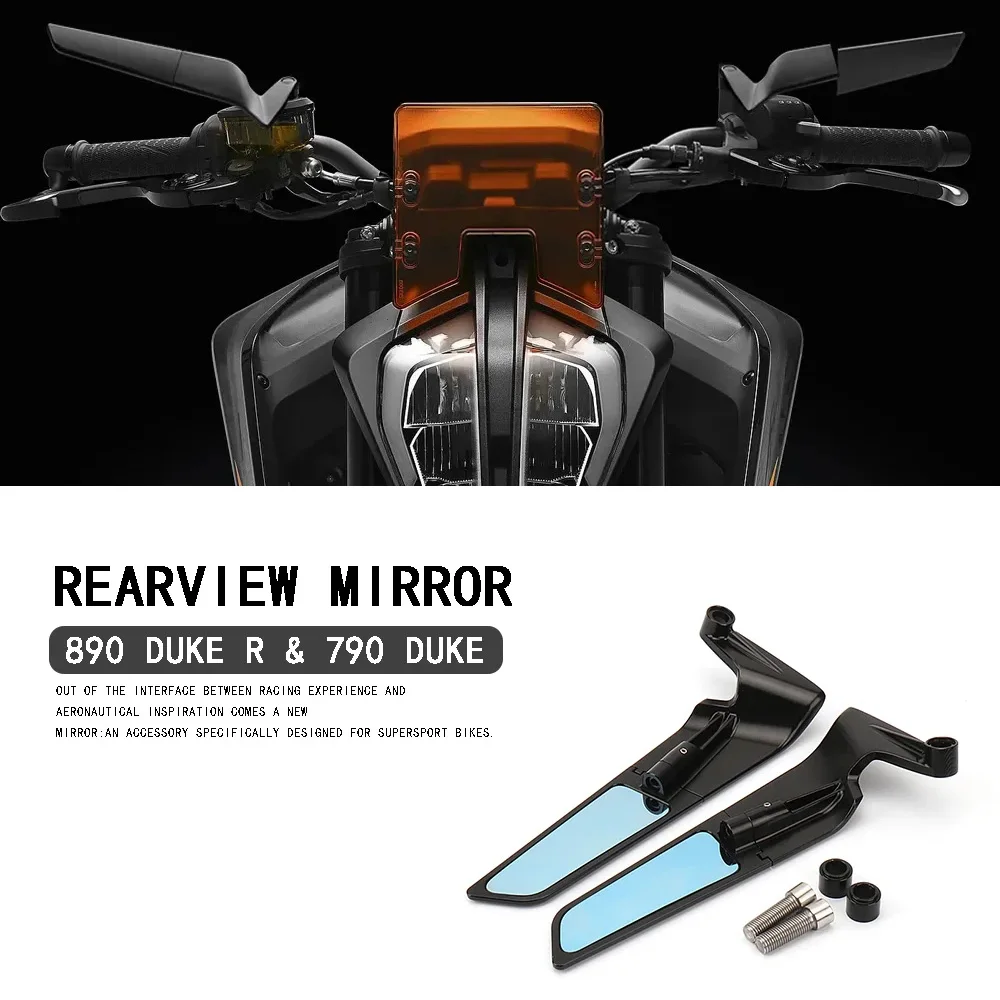 New For 890 Duke R 2021 For 790 Duke 2018 2019 2020 Motorcycle Mirror CNC Aluminum Side Rearview Blue Anti-glare For 890 DUKE R
New For 890 Duke R 2021 For 790 Duke 2018 2019 2020 Motorcycle Mirror CNC Aluminum Side Rearview Blue Anti-glare For 890 DUKE R