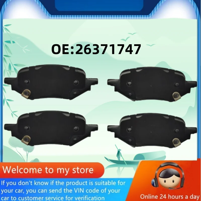 For SAIC-GM Chevrolet Orlando 1.3T(530T) rear brake pads/ Auto parts -06034 -31007
For SAIC-GM Chevrolet Orlando 1.3T(530T) rear brake pads/ Auto parts -06034 -31007