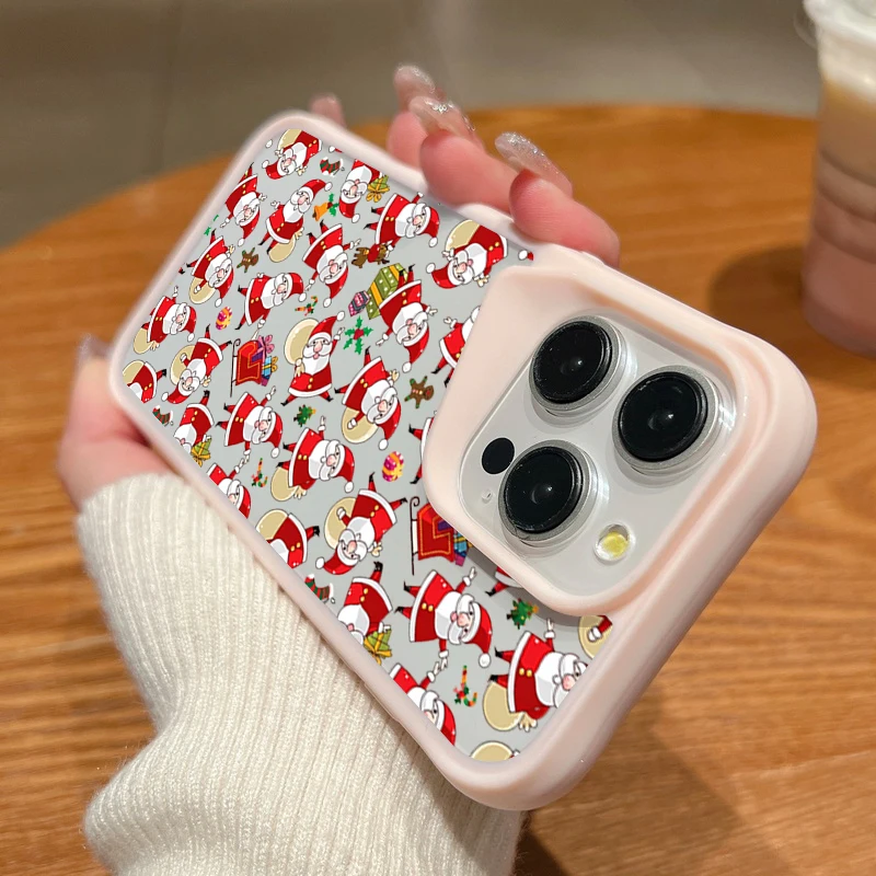 Чехол для телефона с рисунком Санта-Клауса для iPhone 16 15 Pro Max 16 15 14 13 Pro Max 16 15 14 Plus, противоударный акриловый мягкий чехол-рамка
Чехол для телефона с рисунком Санта-Клауса для iPhone 16 15 Pro Max 16 15 14 13 Pro Max 16 15 14 Plus, противоударный акриловый мягкий чехол-рамка