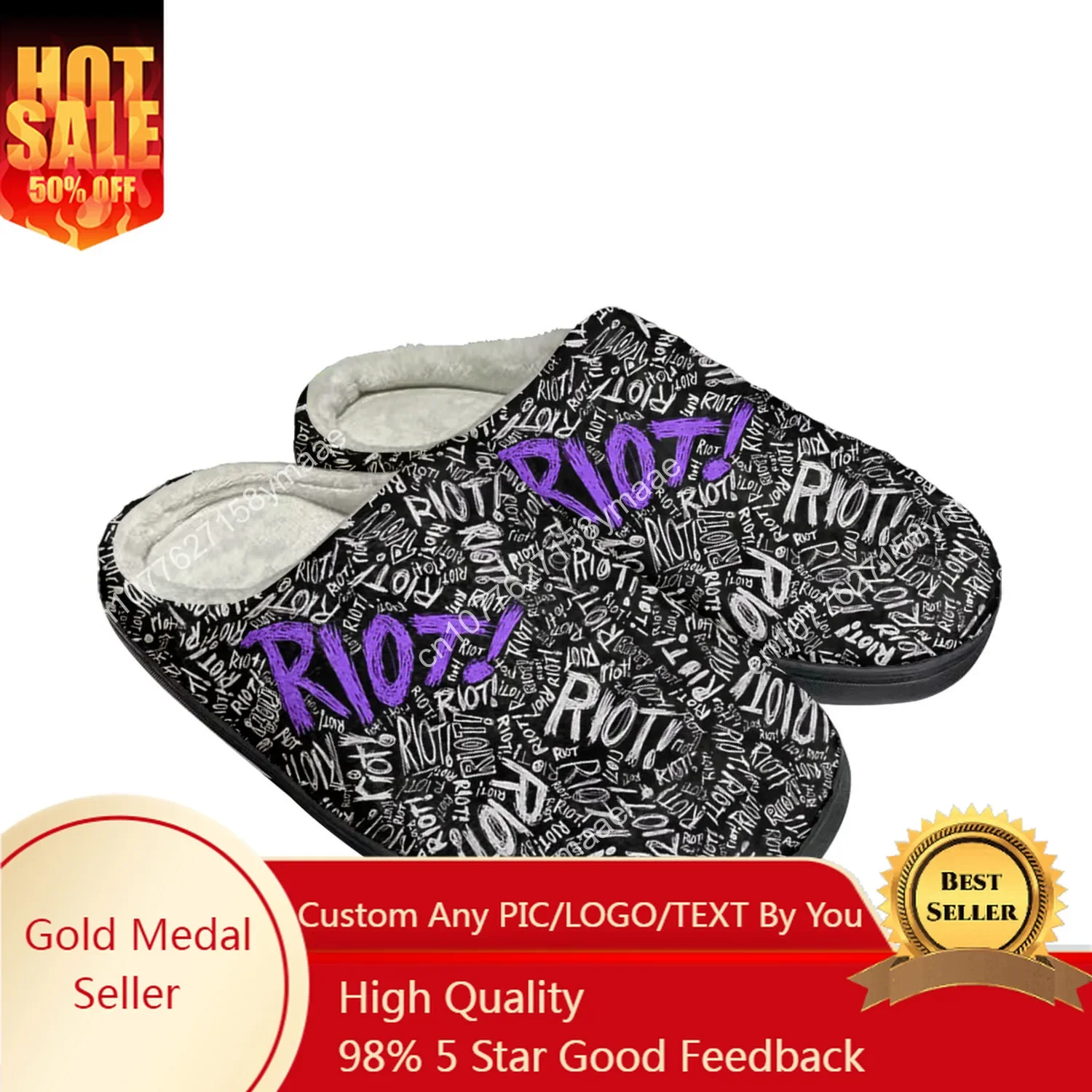 Paramore Band Home Cotton Slippers Mens Womens Plush Bedroom Casual Riot Keep Warm Shoes Thermal Indoor Slipper Customized Shoe
Paramore Band Home Cotton Slippers Mens Womens Plush Bedroom Casual Riot Keep Warm Shoes Thermal Indoor Slipper Customized Shoe