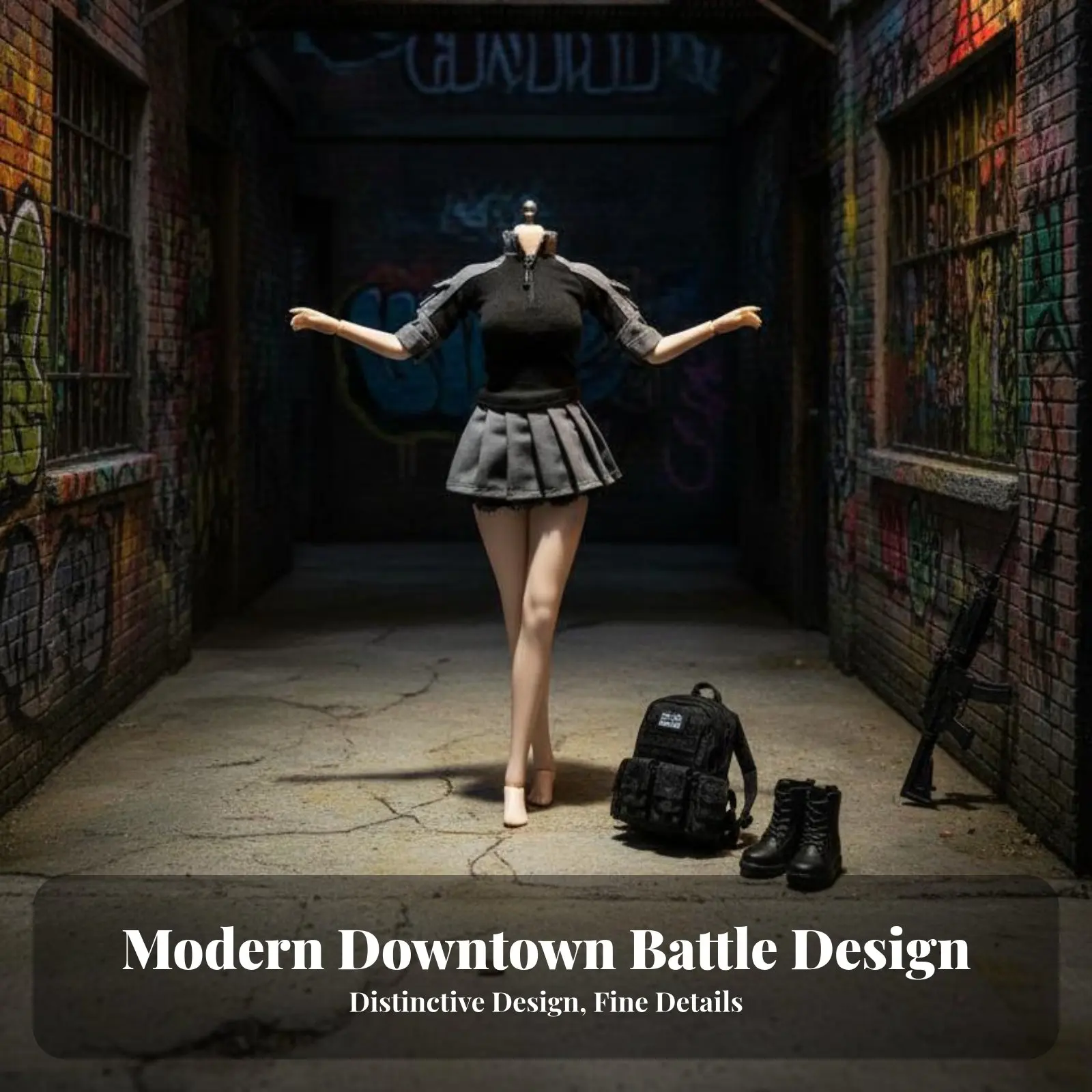 1/6 Scale Female Combatant Outfit High Quality Material Training Skirt Suit 12 Inch Doll Uniform Zippered Collar
1/6 Scale Female Combatant Outfit High Quality Material Training Skirt Suit 12 Inch Doll Uniform Zippered Collar