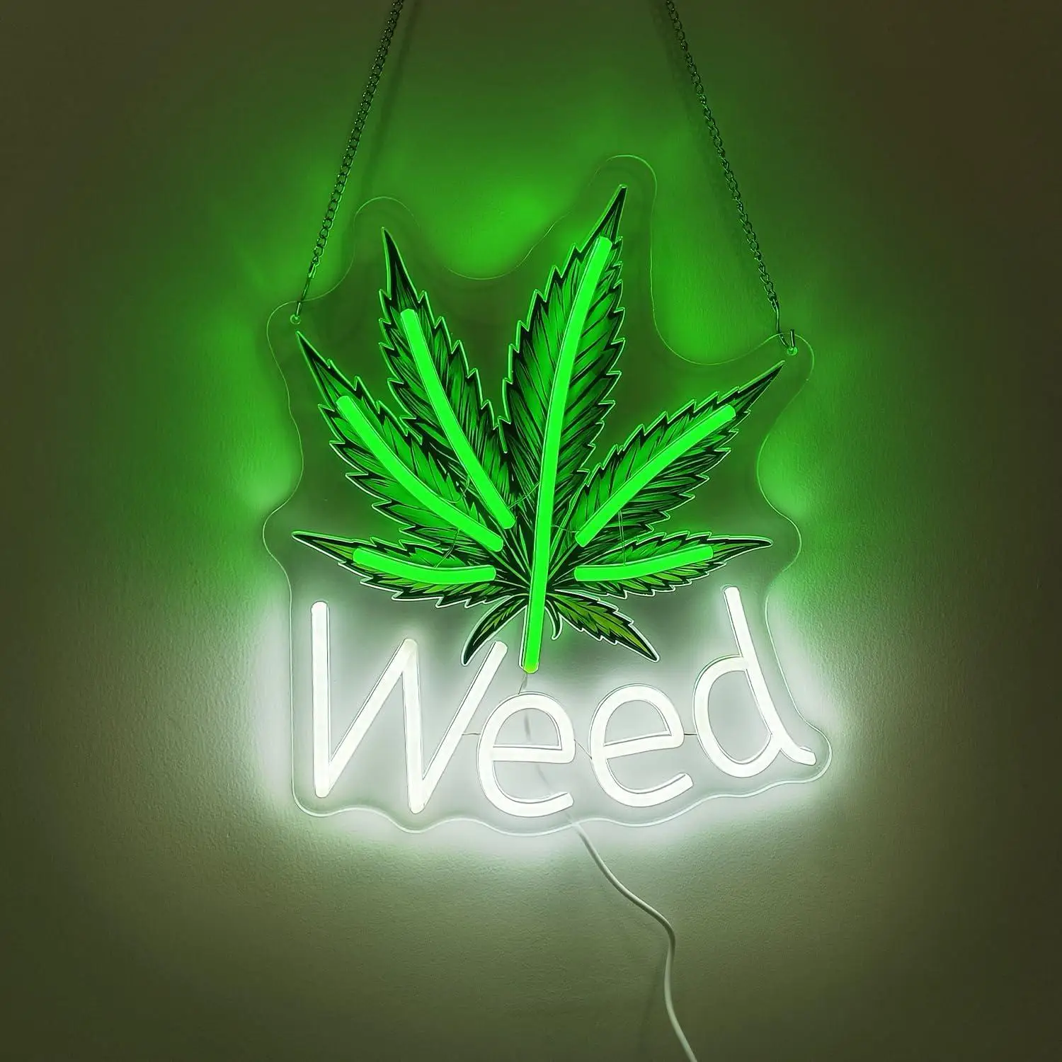 Weed Neon Sign Leaf LED Lights for Bar Man Cave Garage Bedoom Gaming Room Birthday Party Smoke Shop Winodw Wall Decor Gifts
Weed Neon Sign Leaf LED Lights for Bar Man Cave Garage Bedoom Gaming Room Birthday Party Smoke Shop Winodw Wall Decor Gifts