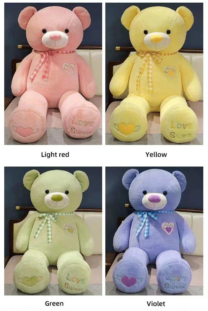 100/80cm Large Bear Plush Toys Girls Valentine Lover Girls Birthday Gift Soft Animal Cute Big Hugging Bear Cushion Pillow Plush
100/80cm Large Bear Plush Toys Girls Valentine Lover Girls Birthday Gift Soft Animal Cute Big Hugging Bear Cushion Pillow Plush