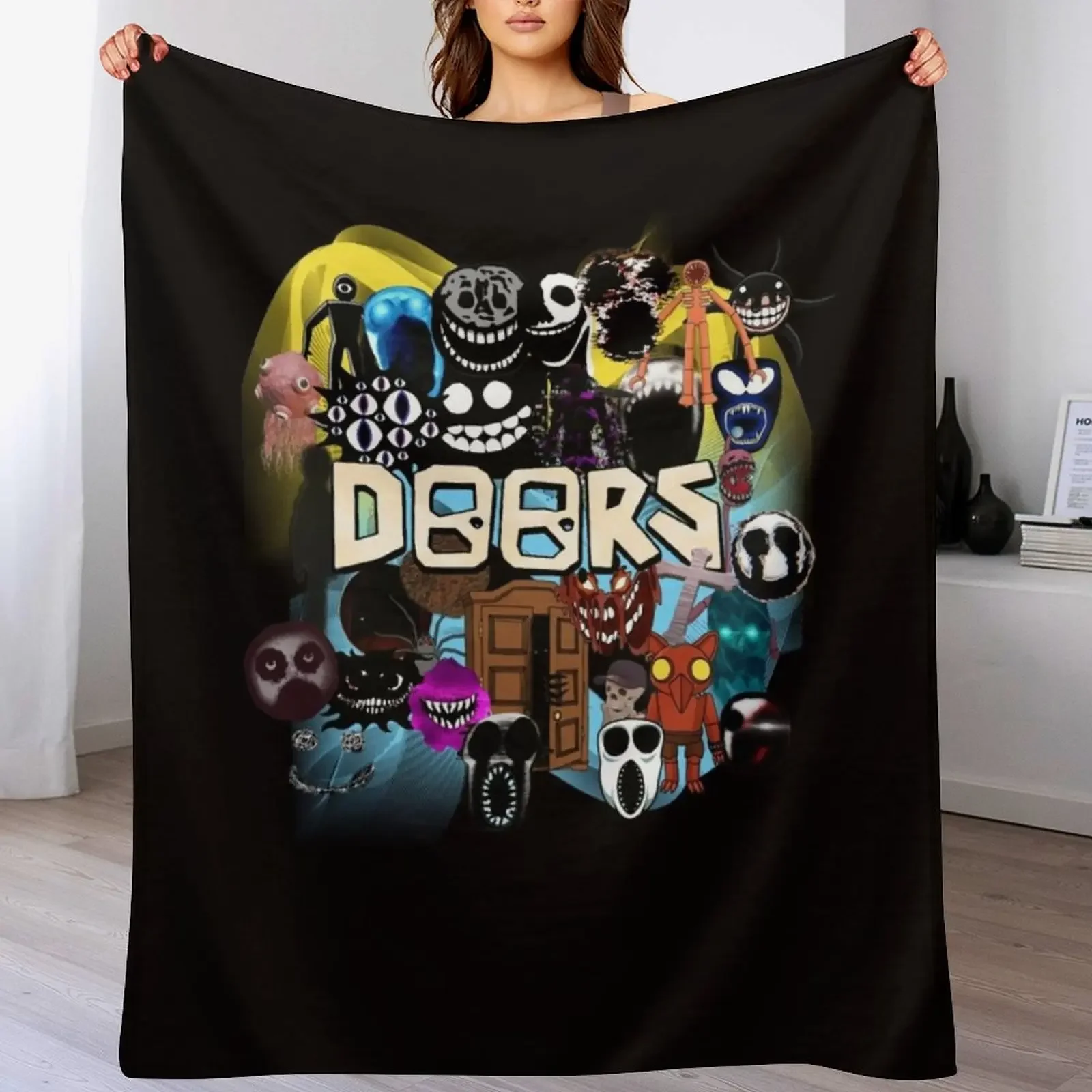 Doors All the Entities New Doors Game Update Throw Blanket Cute Plaid Weighted Blankets
Doors All the Entities New Doors Game Update Throw Blanket Cute Plaid Weighted Blankets