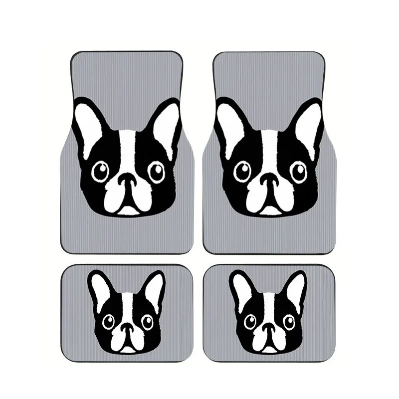 4Pcs French Bulldog Print Car Floor Mats Non-Slip Universal Waterproof Foot Pads For Auto Interior Decoration For Sedan SUV
4Pcs French Bulldog Print Car Floor Mats Non-Slip Universal Waterproof Foot Pads For Auto Interior Decoration For Sedan SUV