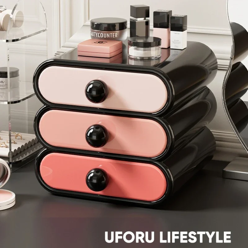 Drawer-Type Multi-Layer Cosmetic Organizer for Bedroom Desktop | High-End Makeup Storage Box with Sliding Drawers Storage Rack
Drawer-Type Multi-Layer Cosmetic Organizer for Bedroom Desktop | High-End Makeup Storage Box with Sliding Drawers Storage Rack