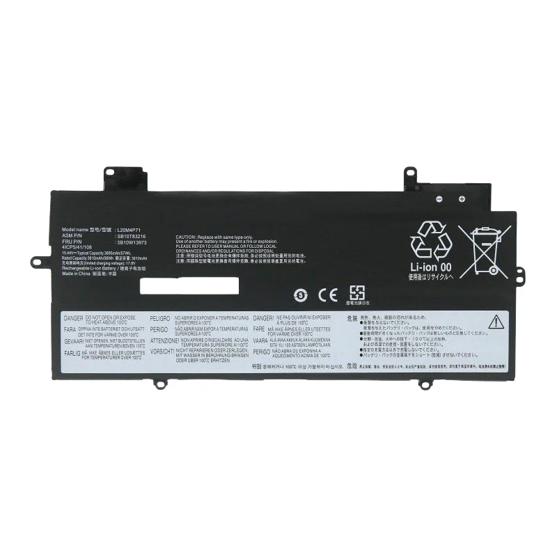 L20C4P71 L20M4P71 laptop battery For Lenovo ThinkPad X1 Carbon Gen 9 10 X1 Yoga 6th 7th Gen 6 7 Series L20D4P71 L20L4P71
L20C4P71 L20M4P71 laptop battery For Lenovo ThinkPad X1 Carbon Gen 9 10 X1 Yoga 6th 7th Gen 6 7 Series L20D4P71 L20L4P71