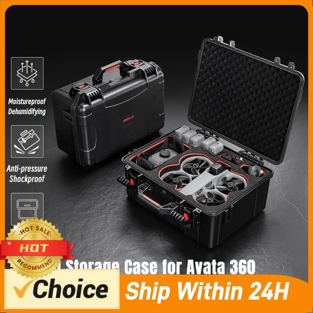 for Avata 360 Drone Accessories All-in-One Storage Box Hard Carrying Case Hard Shell Storage Bag Shockproof & Drop-Resistant
for Avata 360 Drone Accessories All-in-One Storage Box Hard Carrying Case Hard Shell Storage Bag Shockproof & Drop-Resistant