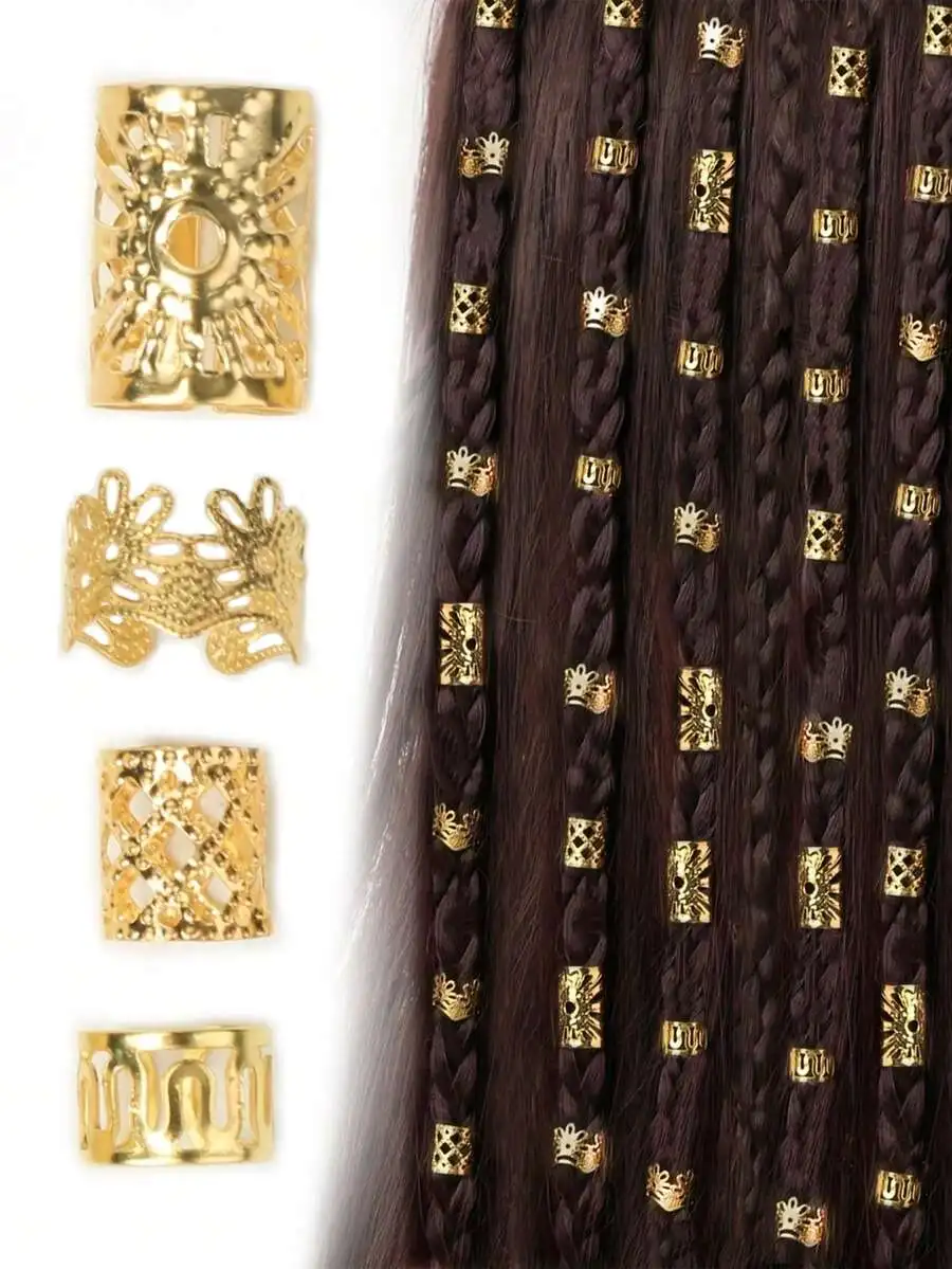 40pcs Mixed Hair Rings For Dreadlocks And Braids Adjustable Hair Accessories
40pcs Mixed Hair Rings For Dreadlocks And Braids Adjustable Hair Accessories