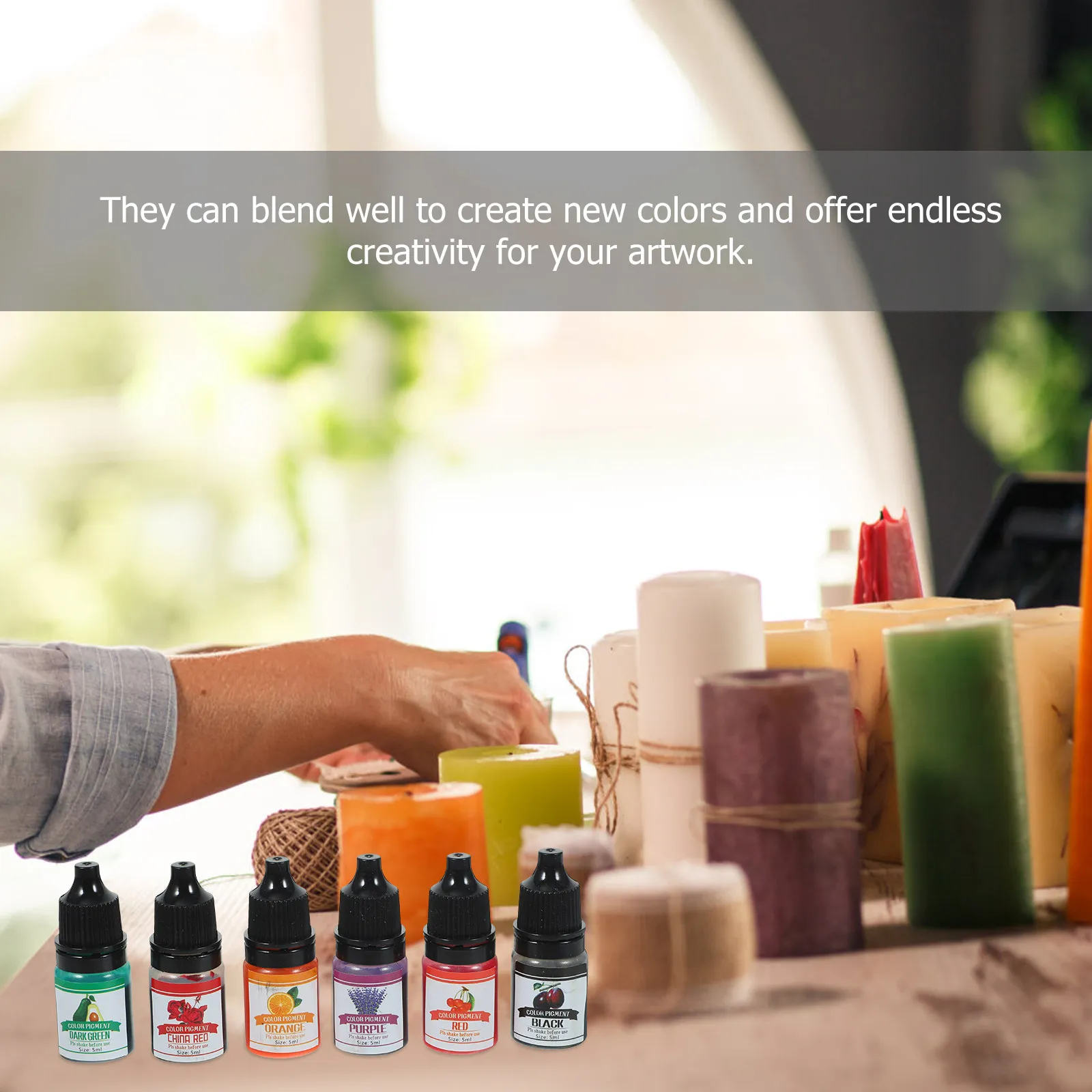DIY Scented Colorants Handmade Soap Coloring Pigment Epoxy Resin Colorant Liquid Dye for Aromatherapy Craft Projects
DIY Scented Colorants Handmade Soap Coloring Pigment Epoxy Resin Colorant Liquid Dye for Aromatherapy Craft Projects