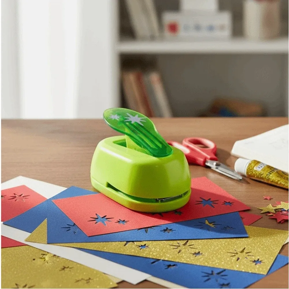Creative Double Star Embossing Stamper Medium Size Craft Punch Machine Hand Account Scrapbook DIY Stamper Office Use
Creative Double Star Embossing Stamper Medium Size Craft Punch Machine Hand Account Scrapbook DIY Stamper Office Use