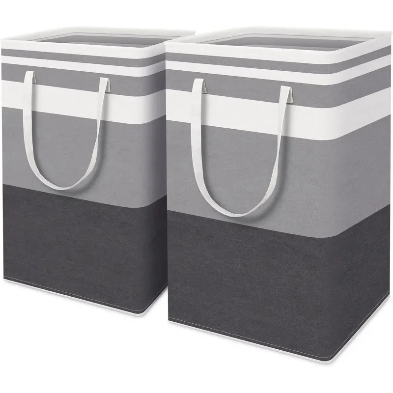 Laundry Basket, 2-Pack 75L Large Collapsible Laundry Hamper Waterproof for Dorm Clothes Toy Storage
Laundry Basket, 2-Pack 75L Large Collapsible Laundry Hamper Waterproof for Dorm Clothes Toy Storage