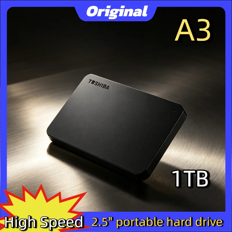 For Toshiba OEM A3 Portable 500GB 1TB 2TB Expansion USB3.0 2.5 Inch External HDD Hard Disk Drive Box Storage Compact Pro
For Toshiba OEM A3 Portable 500GB 1TB 2TB Expansion USB3.0 2.5 Inch External HDD Hard Disk Drive Box Storage Compact Pro