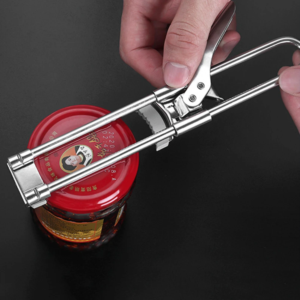Stainless Steel Can Opener Adjustable Master Opener Multifunctional Jar Lid Gripper Kitchen Accessories for Weak Hands
Stainless Steel Can Opener Adjustable Master Opener Multifunctional Jar Lid Gripper Kitchen Accessories for Weak Hands