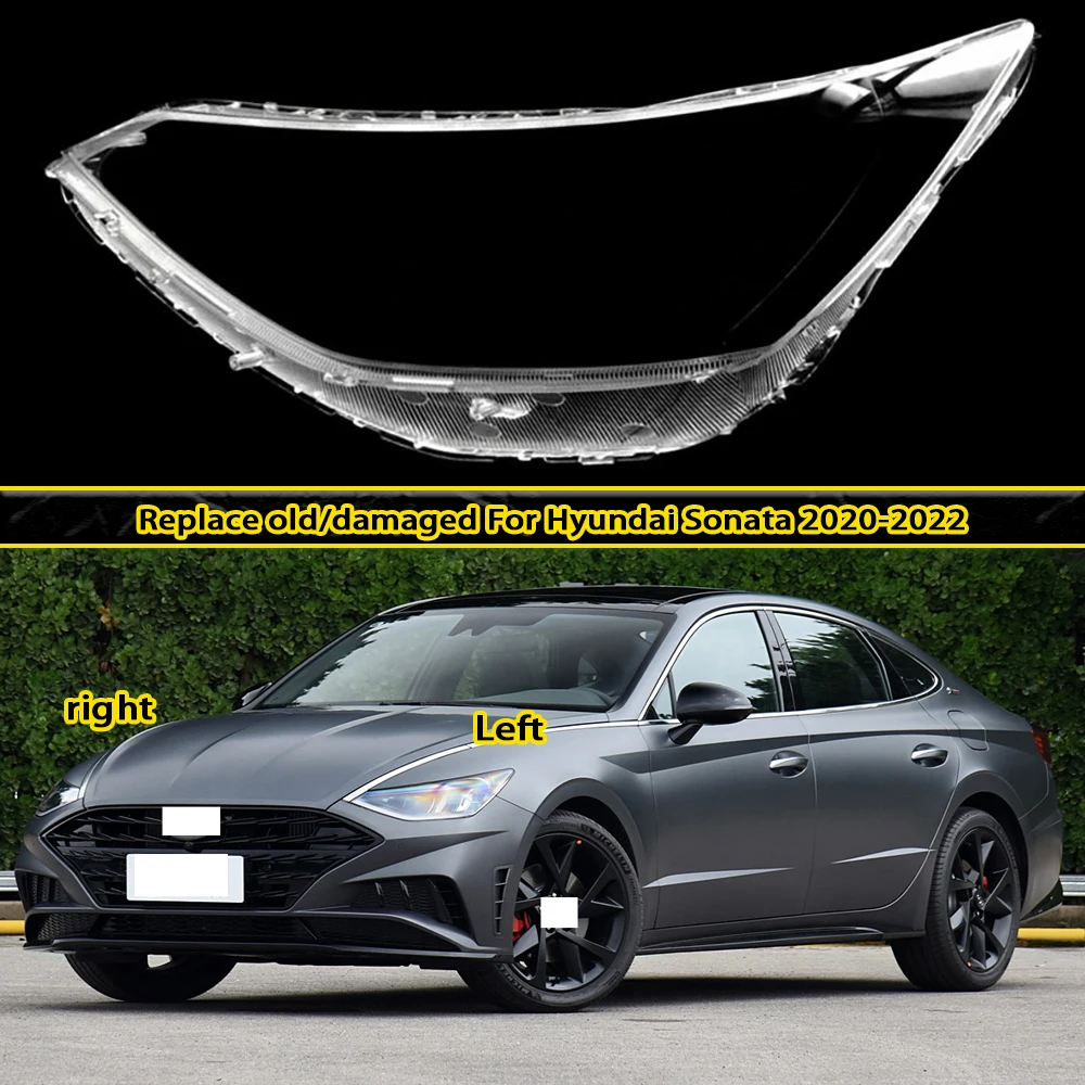 For Hyundai Sonata 2020 2021 2022 Low Headlamp Transparent Shell Lampshade Lamp Shade Front Headlight Cover Lens Plexiglass
For Hyundai Sonata 2020 2021 2022 Low Headlamp Transparent Shell Lampshade Lamp Shade Front Headlight Cover Lens Plexiglass