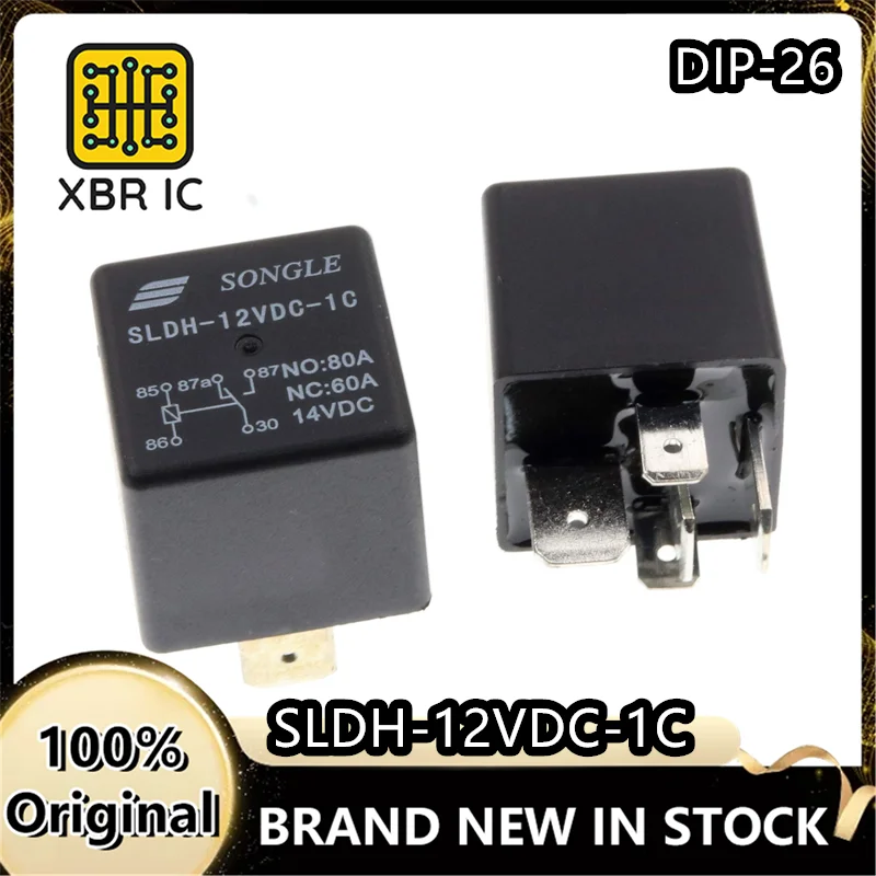 (10/30 pieces) SLDH-12VDC-1C 12V DIP automotive relay 80A 5-pin PCB welding pins New original authentic spot fast delivery
(10/30 pieces) SLDH-12VDC-1C 12V DIP automotive relay 80A 5-pin PCB welding pins New original authentic spot fast delivery