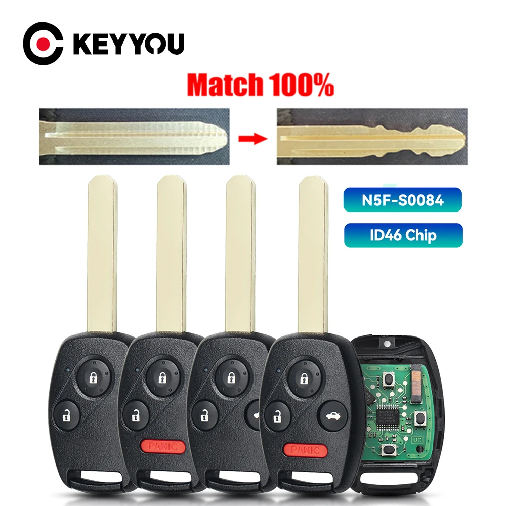 KEYYOU с режущим сервисом, удаленный автомобильный ключ для Honda Civic 2006-2011 PCF7961, чип N5F-S0084A, брелок 313,8 МГц, 433 МГц, 2/3/4 кнопки
KEYYOU с режущим сервисом, удаленный автомобильный ключ для Honda Civic 2006-2011 PCF7961, чип N5F-S0084A, брелок 313,8 МГц, 433 МГц, 2/3/4 кнопки