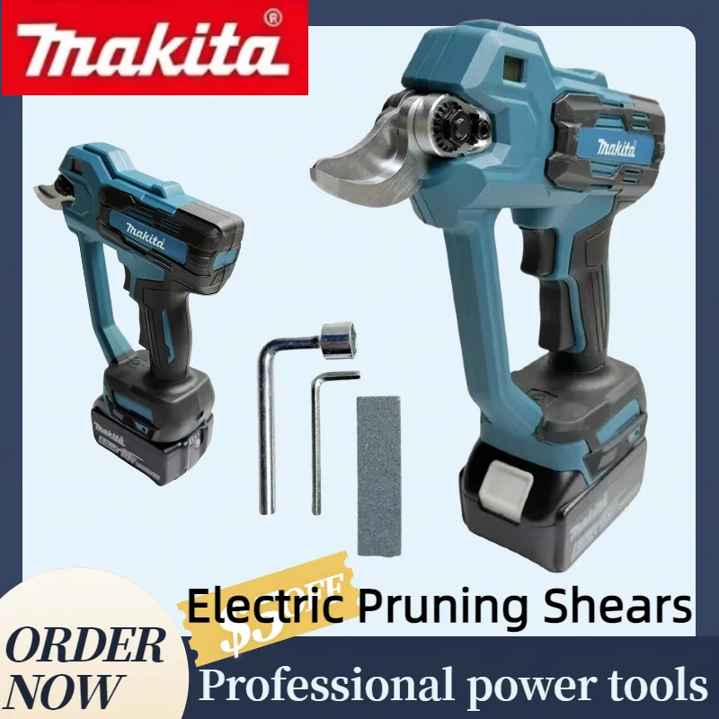 Makita 18V Brushless High Power Pruning Shears 35mm Cordless Branch Cutter Electric Scissors For Farm And Home Garden Use
Makita 18V Brushless High Power Pruning Shears 35mm Cordless Branch Cutter Electric Scissors For Farm And Home Garden Use