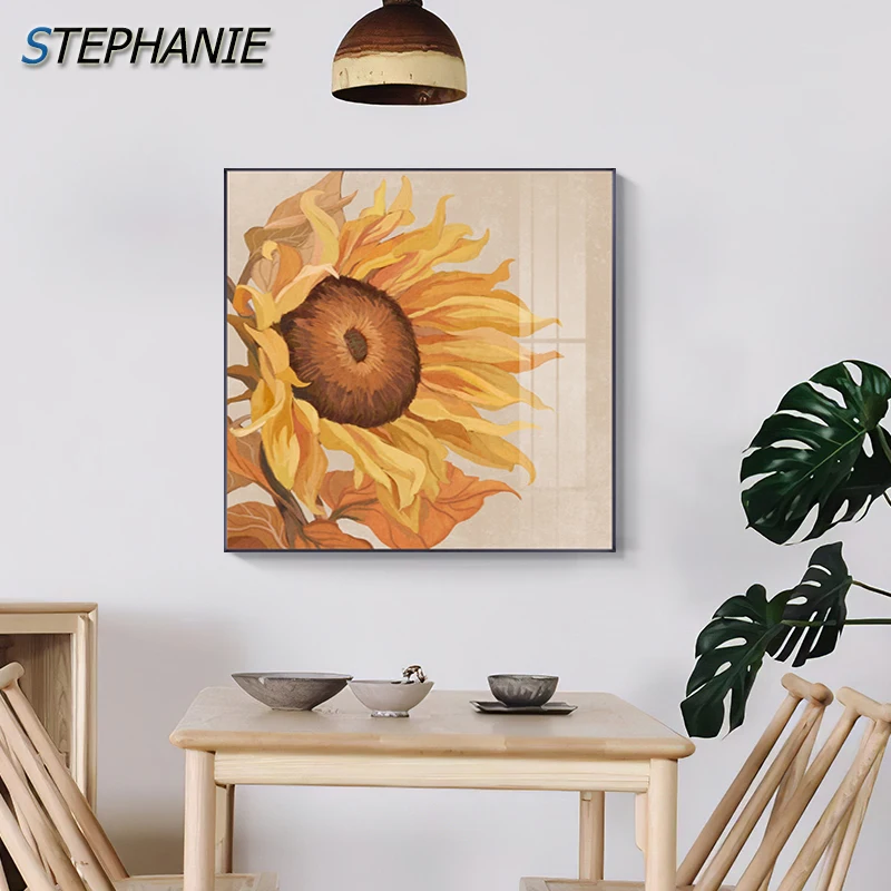 Nordic Flowers Canvas Painting Modern Yellow Sunflower Wall Art Pictures Prints for Living Room Kitchen Home Decoration Posters
Nordic Flowers Canvas Painting Modern Yellow Sunflower Wall Art Pictures Prints for Living Room Kitchen Home Decoration Posters