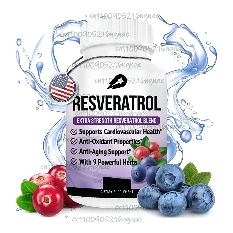 Resveratrol Complex - Support Circulatory Health, Healthy Aging, Antioxidants, Cardiovascular Health, Promotes Smooth Skin
Resveratrol Complex - Support Circulatory Health, Healthy Aging, Antioxidants, Cardiovascular Health, Promotes Smooth Skin