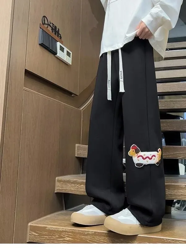 American Style Grey Men's Casual Pants Spring Summer Autumn Straight Leg Loose Fit Sporty Long Trousers Wide Leg
American Style Grey Men's Casual Pants Spring Summer Autumn Straight Leg Loose Fit Sporty Long Trousers Wide Leg