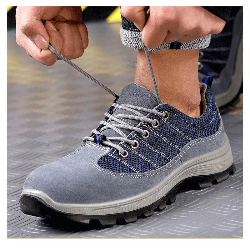 Men's anti-smash and anti-puncture steel coated head breathable wear protective work shoes BF40
Men's anti-smash and anti-puncture steel coated head breathable wear protective work shoes BF40