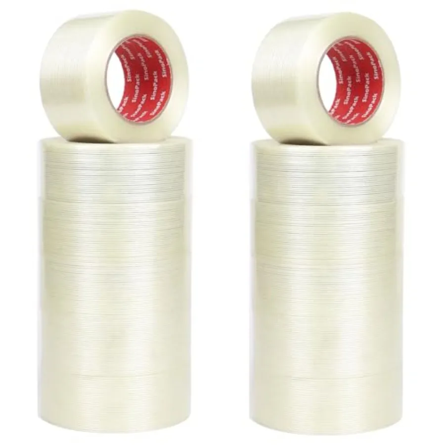 Pack Strapping Tape 5.5 Mil x inch x 50 Yds Reinforced Packing Tape, Strapping Tape inch Heavy Duty Strong Nylon Tape Fiberglas
Pack Strapping Tape 5.5 Mil x inch x 50 Yds Reinforced Packing Tape, Strapping Tape inch Heavy Duty Strong Nylon Tape Fiberglas