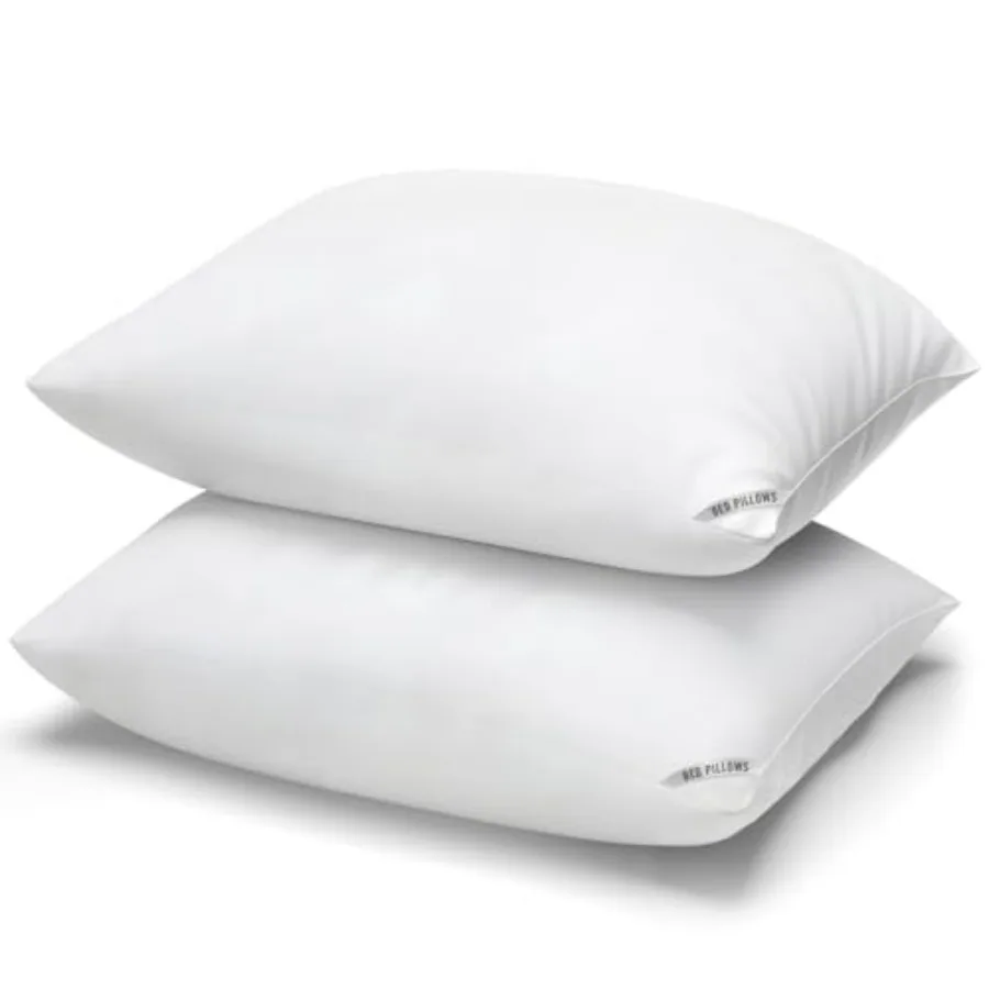 Luxury Hotel Pillows for Sleeping 2 Pack, Bed Pillows Size Set of 2, Down Alternative Filling, Pillows for Back, Stomach and Si
Luxury Hotel Pillows for Sleeping 2 Pack, Bed Pillows Size Set of 2, Down Alternative Filling, Pillows for Back, Stomach and Si