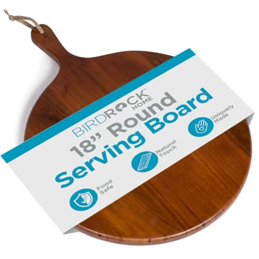 Acacia Wooden Cheese Serving Board with Handle - Charcuterie Appetizers Kitchen Platter Grazing Board Pizza Meat Bread Cutting
Acacia Wooden Cheese Serving Board with Handle - Charcuterie Appetizers Kitchen Platter Grazing Board Pizza Meat Bread Cutting