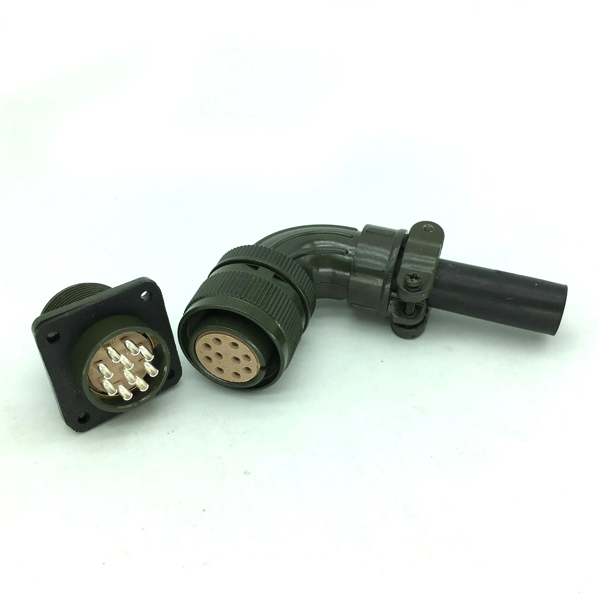 1 Set Right Angle Military Standard GX25 Aviation Plug Servo Motor Plug Socket MS3106A MS3108B18-1S 10-Pin 10 Core
1 Set Right Angle Military Standard GX25 Aviation Plug Servo Motor Plug Socket MS3106A MS3108B18-1S 10-Pin 10 Core