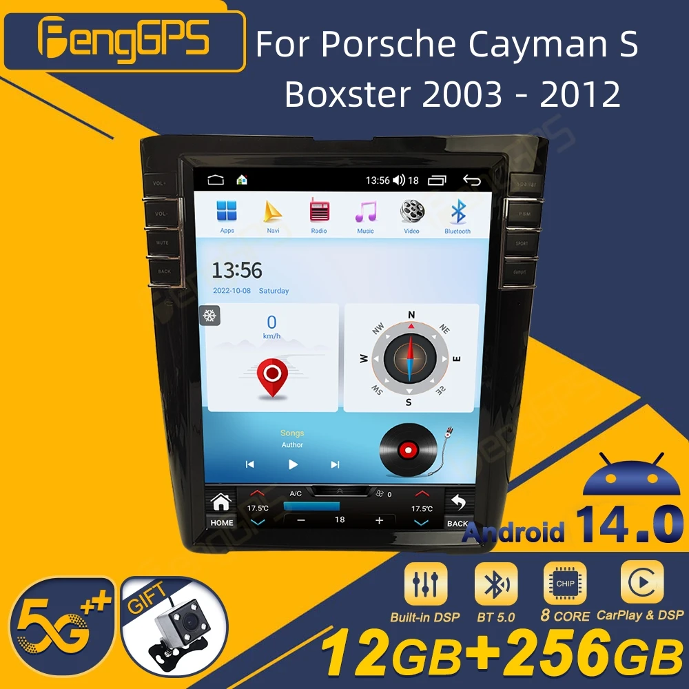 Для Porsche Cayman S Boxster 2003-2012 Android Автомобильный радиоприемник Беспроводной стереоприемник Carplay Авторадио Мультимедийный плеер GPS Navi
Для Porsche Cayman S Boxster 2003-2012 Android Автомобильный радиоприемник Беспроводной стереоприемник Carplay Авторадио Мультимедийный плеер GPS Navi