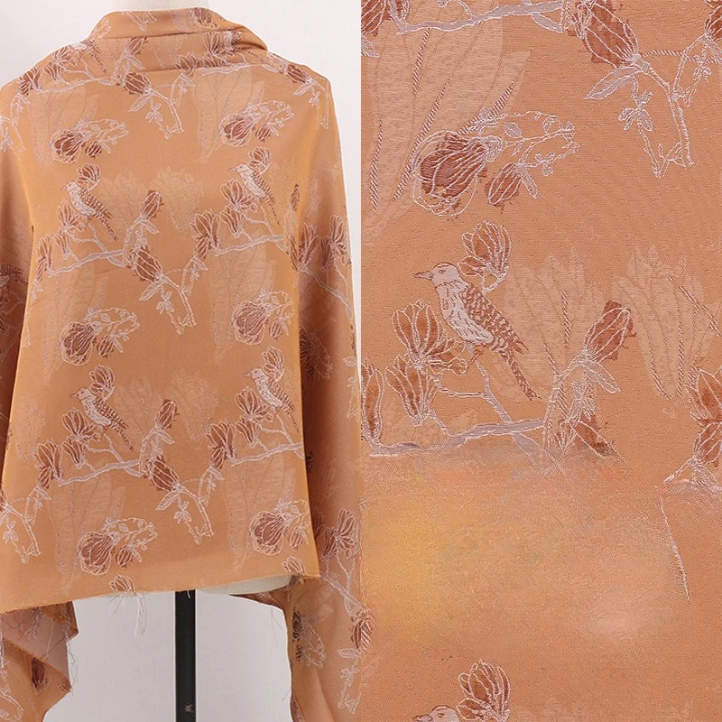 Floral Two Tone Viscose Jacquard Fabric for Hanfu Qipao Blouse Shirt Spring Summer Fashion Chinese Traditional Clothing Material
Floral Two Tone Viscose Jacquard Fabric for Hanfu Qipao Blouse Shirt Spring Summer Fashion Chinese Traditional Clothing Material