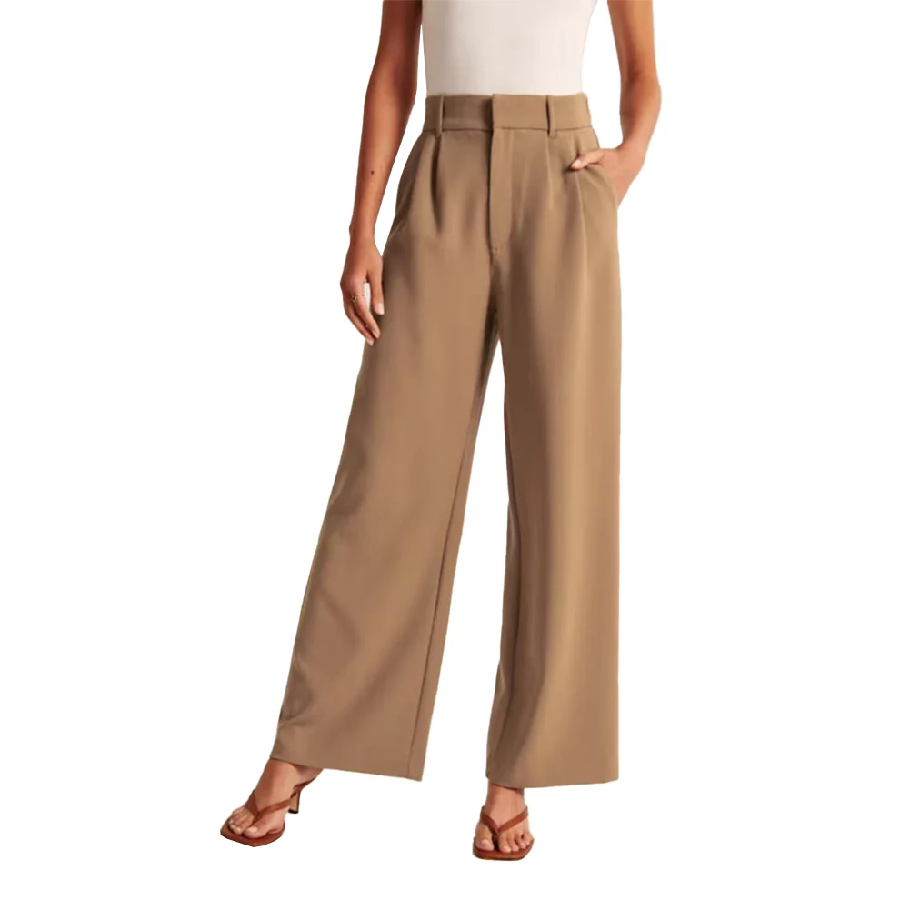 Leg Dress Pants Women's Straight Suit S~2XL Trousers Waisted And Wide Button-up With Casual High 2023 Brand New
Leg Dress Pants Women's Straight Suit S~2XL Trousers Waisted And Wide Button-up With Casual High 2023 Brand New