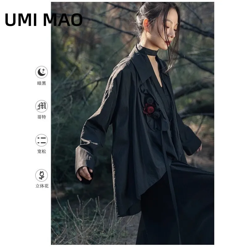 UMI MAO Black Flower Coat Women's Spring New Square Collar Retro Loose Cardigan Top Femme Y2K
UMI MAO Black Flower Coat Women's Spring New Square Collar Retro Loose Cardigan Top Femme Y2K