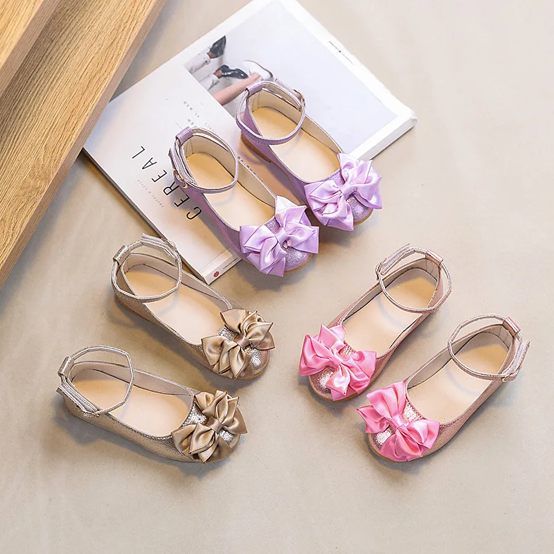 Girls Princess Leather Shoes New Spring Autumn Children's Flats with Bow Ankle-strap Kids Causal Party Wedding Shoes Non-slip
Girls Princess Leather Shoes New Spring Autumn Children's Flats with Bow Ankle-strap Kids Causal Party Wedding Shoes Non-slip