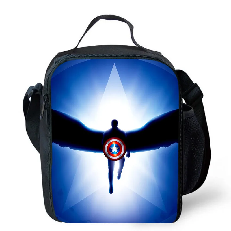 Lunch bags for Child,Cartoon Captain America School Picnic Bag for Girl Boy,Large Kids Insulation Cooler Bag for Aged 4-10 years 
Lunch bags for Child,Cartoon Captain America School Picnic Bag for Girl Boy,Large Kids Insulation Cooler Bag for Aged 4-10 years