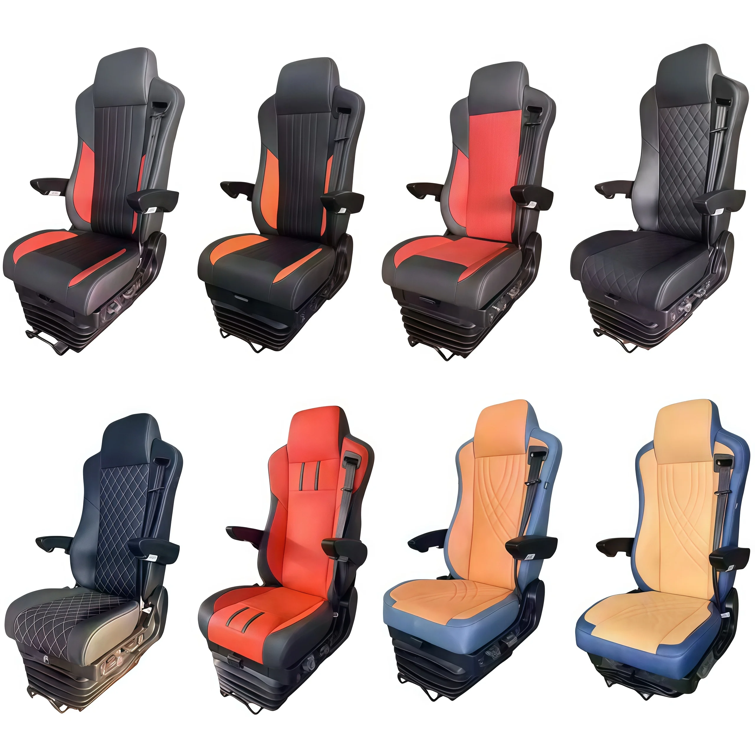 Heavy Duty Truck Air Suspension Seat Luxury Comfort Orthopedic Single Cab Electric Airbag Driver Seat for American Trucks Semi
Heavy Duty Truck Air Suspension Seat Luxury Comfort Orthopedic Single Cab Electric Airbag Driver Seat for American Trucks Semi