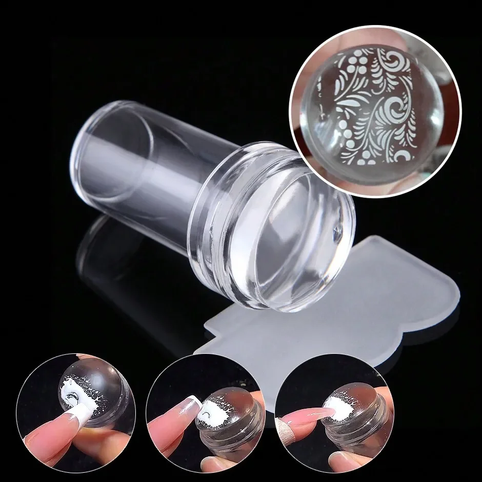 Nail Art Tool Kit 2.3 - Clear Silicone Nail Stamping Plate And Scraper Set For DIY Nail Decoration With French Manicure Stamping And Nail Polish Transfer Printing
Nail Art Tool Kit 2.3 - Clear Silicone Nail Stamping Plate And Scraper Set For DIY Nail Decoration With French Manicure Stamping And Nail Polish Transfer Printing