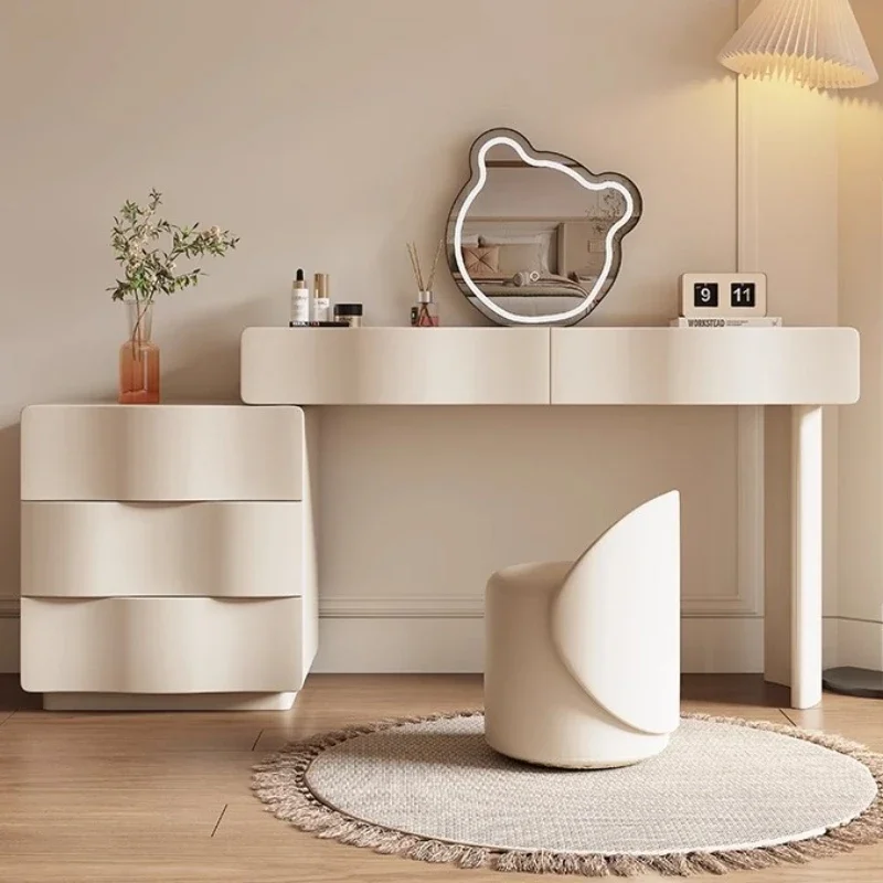 Mirror Light Chair Vanity Table Modern Makeup Storage Luxury Dressing Table Organizer Bedroom Furniture Schminktisch
Mirror Light Chair Vanity Table Modern Makeup Storage Luxury Dressing Table Organizer Bedroom Furniture Schminktisch