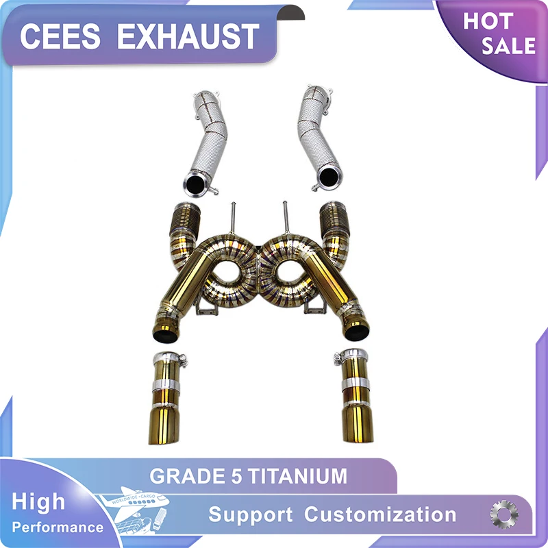 CEES Catback Exhaust Downpipe Muffler for Mclaren 720S 4.0T 2017-2019 Exhaust System Stainless Steel Free Flow Pipe
CEES Catback Exhaust Downpipe Muffler for Mclaren 720S 4.0T 2017-2019 Exhaust System Stainless Steel Free Flow Pipe