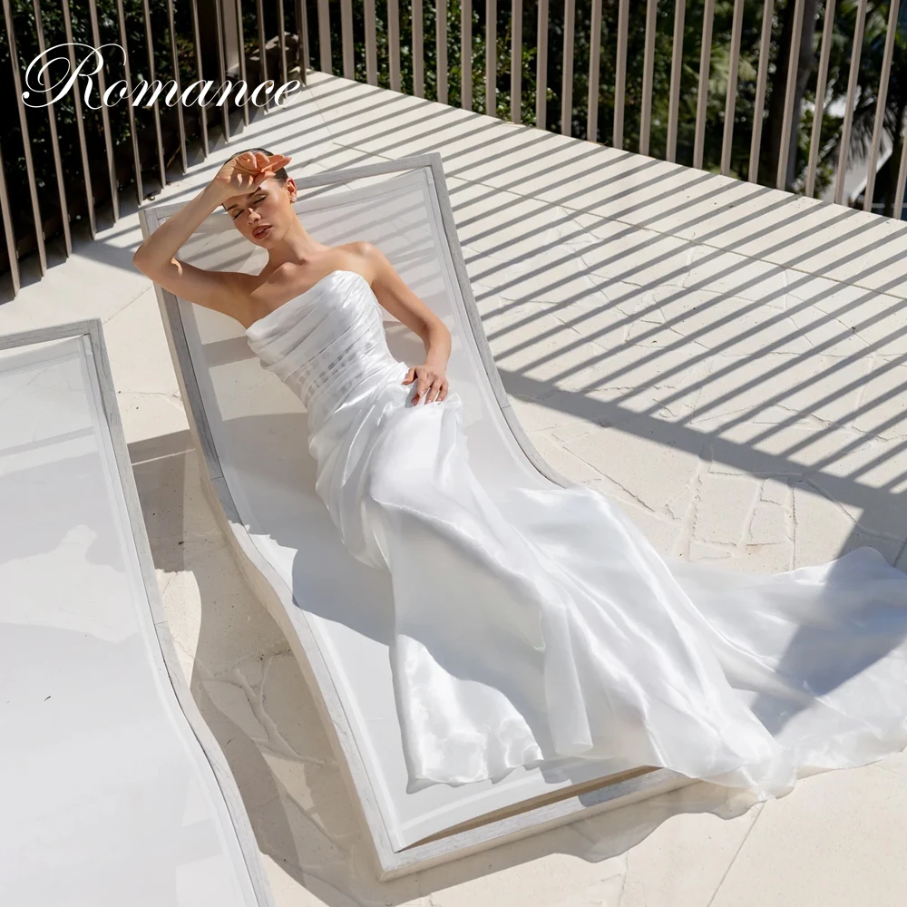 Simple Pleat Mermaid Wedding Dresses Women 2026 Strapless Sleeveless Buttons Backless Bridal Gown Vestidos De Novia Customized
Simple Pleat Mermaid Wedding Dresses Women 2026 Strapless Sleeveless Buttons Backless Bridal Gown Vestidos De Novia Customized