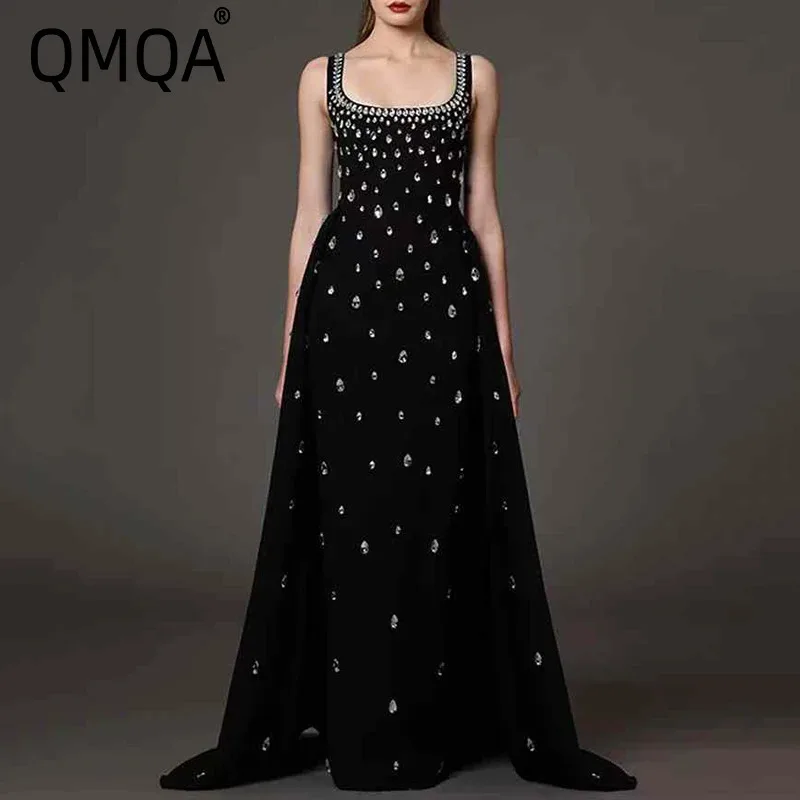 QMQA Fashion Women's Banquet Dress Square Collar Sleeveless High Waist Diamond Spliced Party Dresses 2025 Female Clothing QM20
QMQA Fashion Women's Banquet Dress Square Collar Sleeveless High Waist Diamond Spliced Party Dresses 2025 Female Clothing QM20