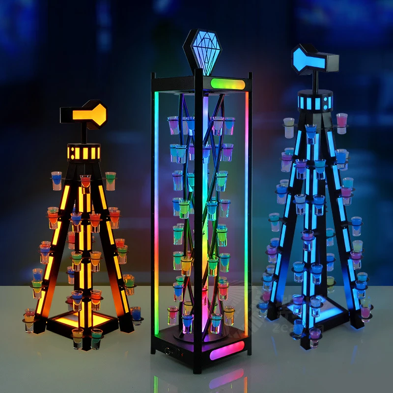 LED rechargeable luminous cup holder, heart-shaped cocktail rack, creative and stylish 520 bar KTV iron bullet cup stand
LED rechargeable luminous cup holder, heart-shaped cocktail rack, creative and stylish 520 bar KTV iron bullet cup stand