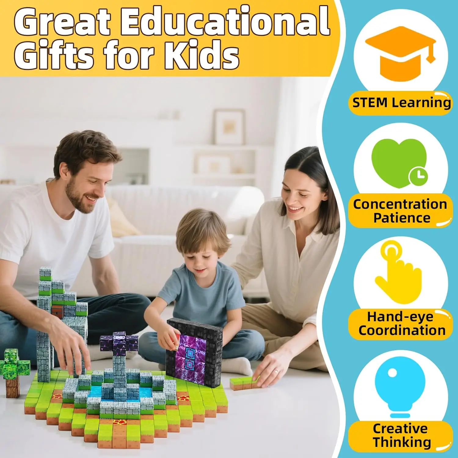 GIROMAG 300PCS Magnetic Building Blocks Cubes Large Set STEM Educational Construction Toys Gift for Kids Boys Girls Ages 3-12
GIROMAG 300PCS Magnetic Building Blocks Cubes Large Set STEM Educational Construction Toys Gift for Kids Boys Girls Ages 3-12