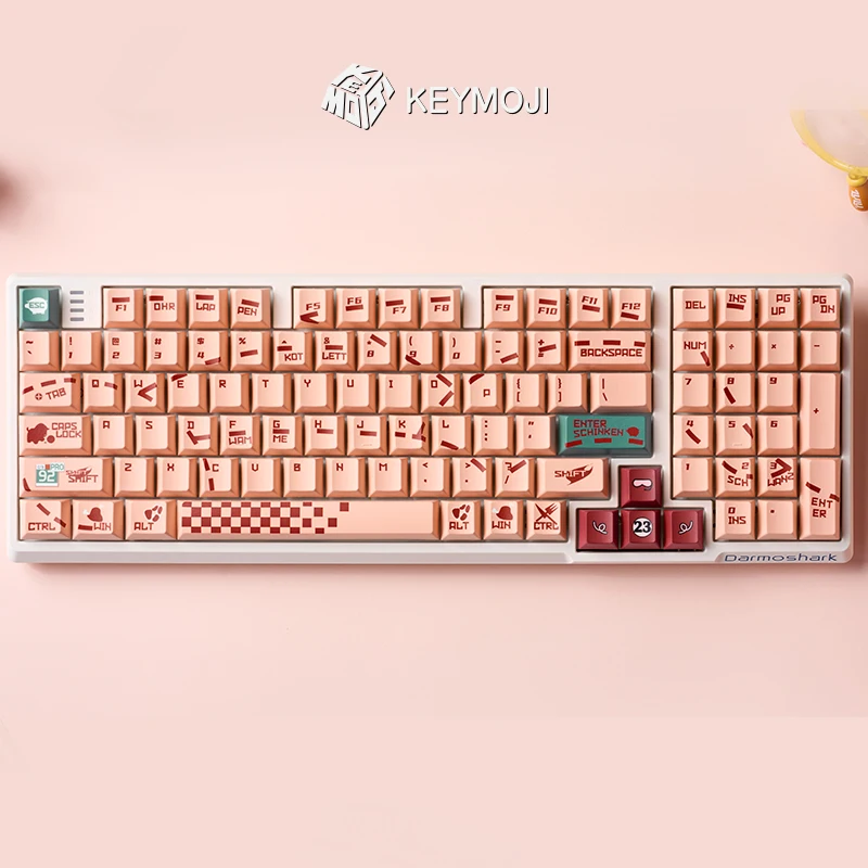 Набор колпачков для клавиатуры KEYMOJI 917 с розовым дизайном «Поросенок» для переключателей MX, 151 клавиша
Набор колпачков для клавиатуры KEYMOJI 917 с розовым дизайном «Поросенок» для переключателей MX, 151 клавиша